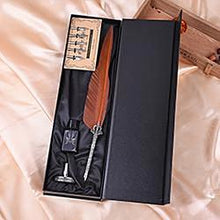 Antique Feather Quill Pen Calligraphy Gift Set