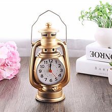 Vintage Oil Lamps Clock Set Unique Home Decor Gifts