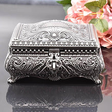 Vintage Flower Pattern Trinket Jewellery Box Gift for Women