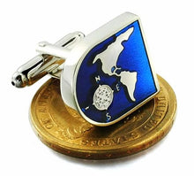 Novelty World Map Cufflinks - Unique Gifts for Men - Gifts for Travelers